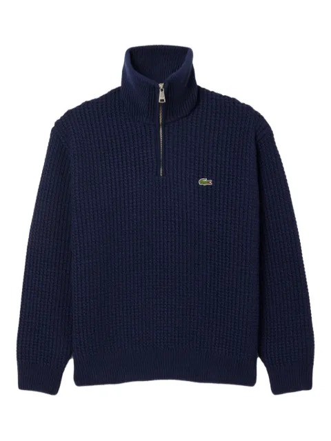 Lacoste logo-patch sweater