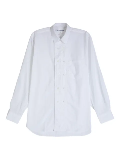 Comme Des Garçons Shirt dubbelknäppt skjorta med bröstficka