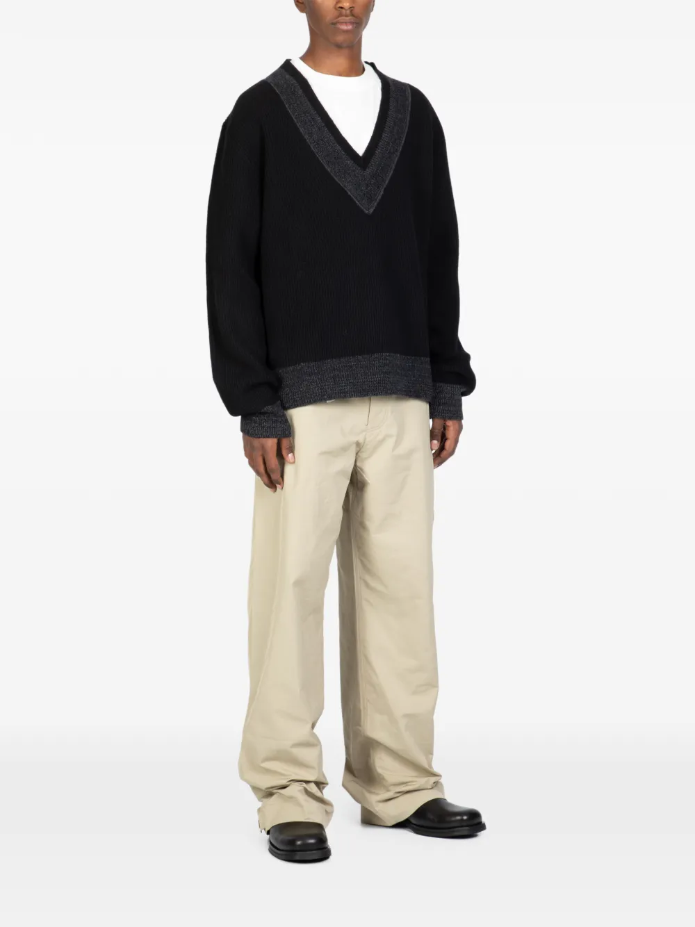 Grifoni jersey con cuello en V | Suéteres | Image 2