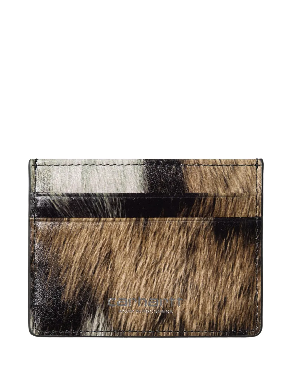 Carhartt WIP Textured vegas cardholder | Brown | Image 1