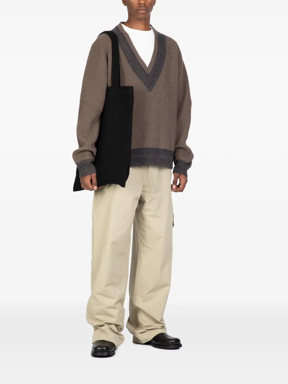 Grifoni jersey con cuello en V | Suéteres | Image 2