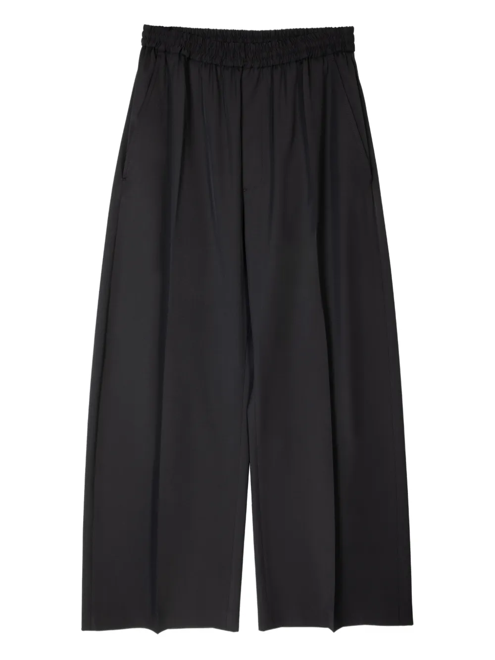 MM6 Maison Margiela elasticated-waistband trousers - Nero