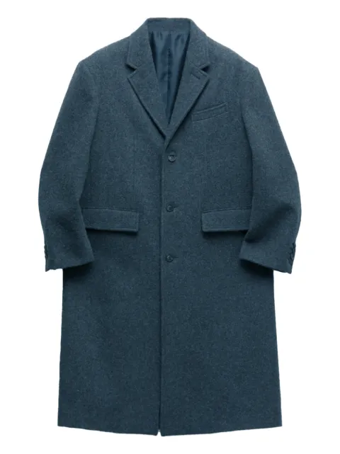 COOR three-button alpaca coat