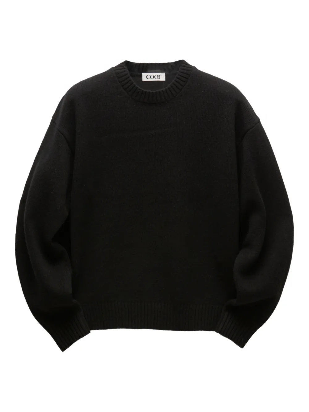 COOR crewneck wool sweater - Nero