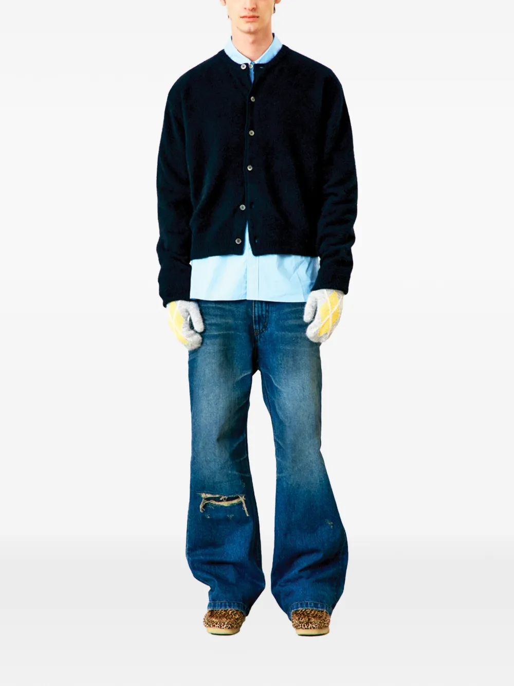 COOR embossed dirty washed jeans | Regular & Straight-Leg Jeans | Image 2