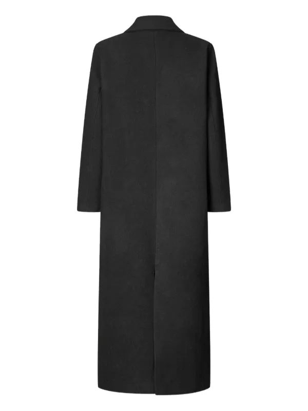 SAMSOE SAMSOE Sajill double-breasted Coat | Black | FARFETCH