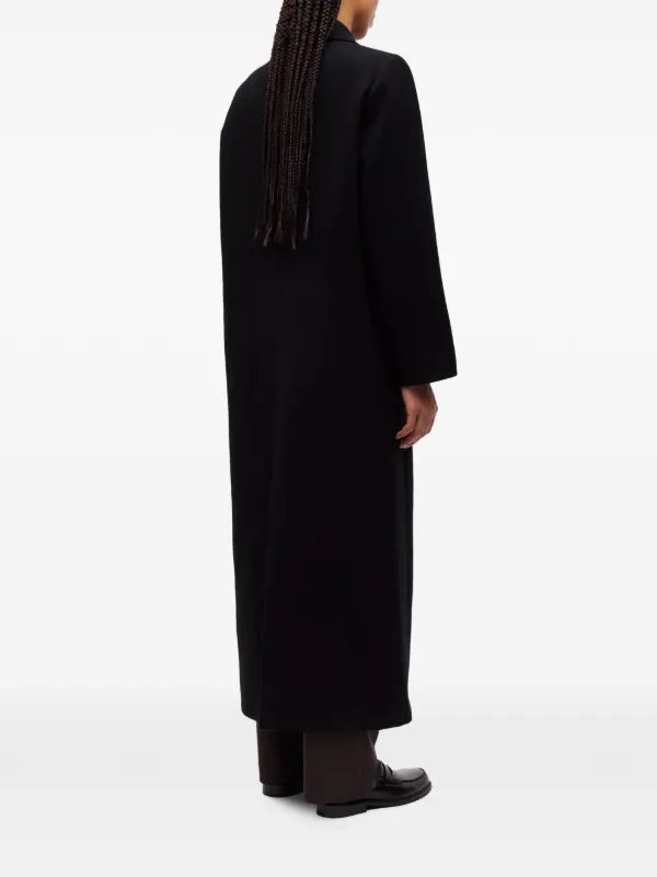 SAMSOE SAMSOE Sajill double-breasted Coat | Black | FARFETCH