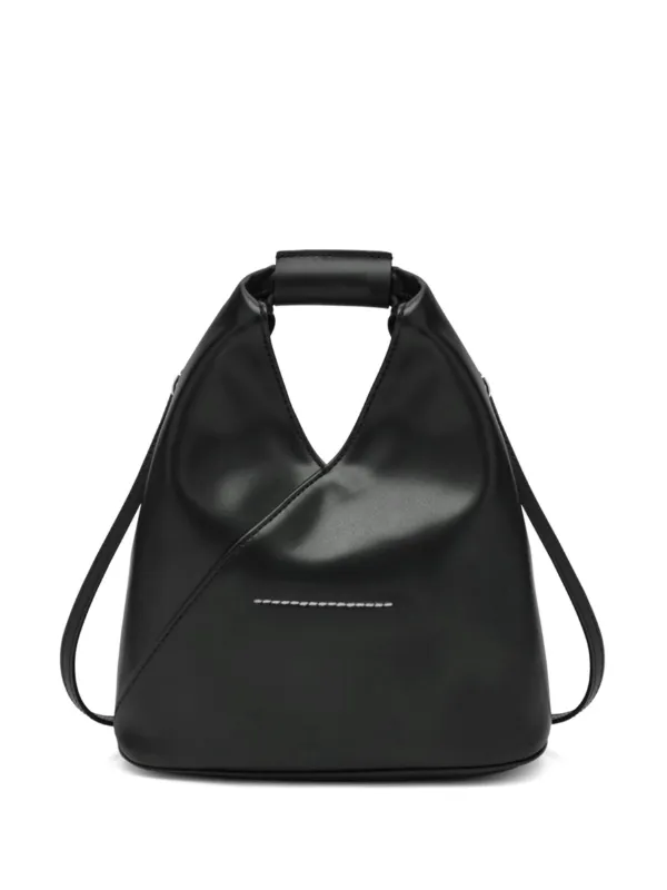 MM6 Maison Margiela top-handle Tote Bag | Black | FARFETCH