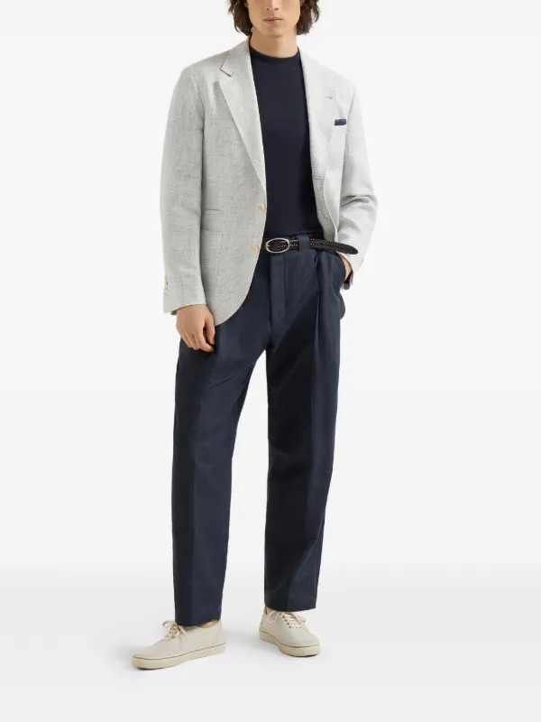Brunello Cucinelli パッチポケット ジャケット | グレー | FARFETCH JP