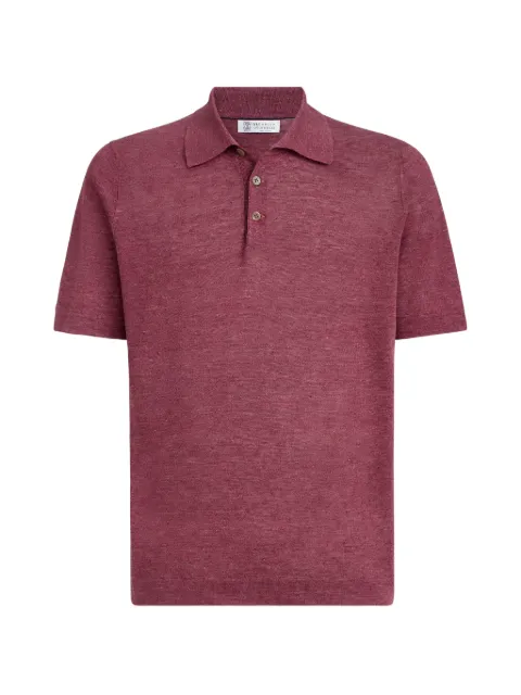 Brunello Cucinelli Poloshirt mit kurzen Ärmeln
