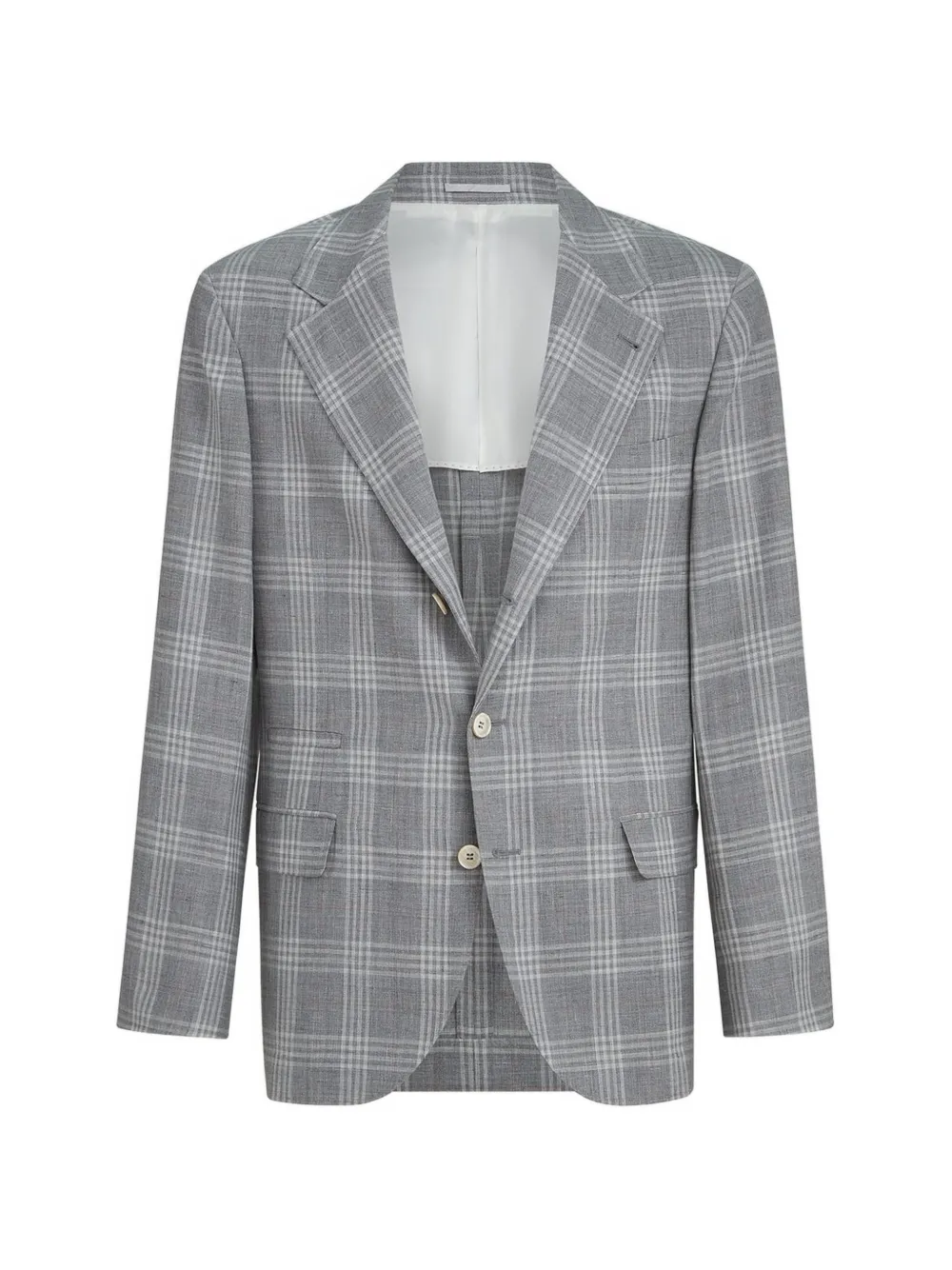 Brunello Cucinelli notched-lapel blazer - Grey
