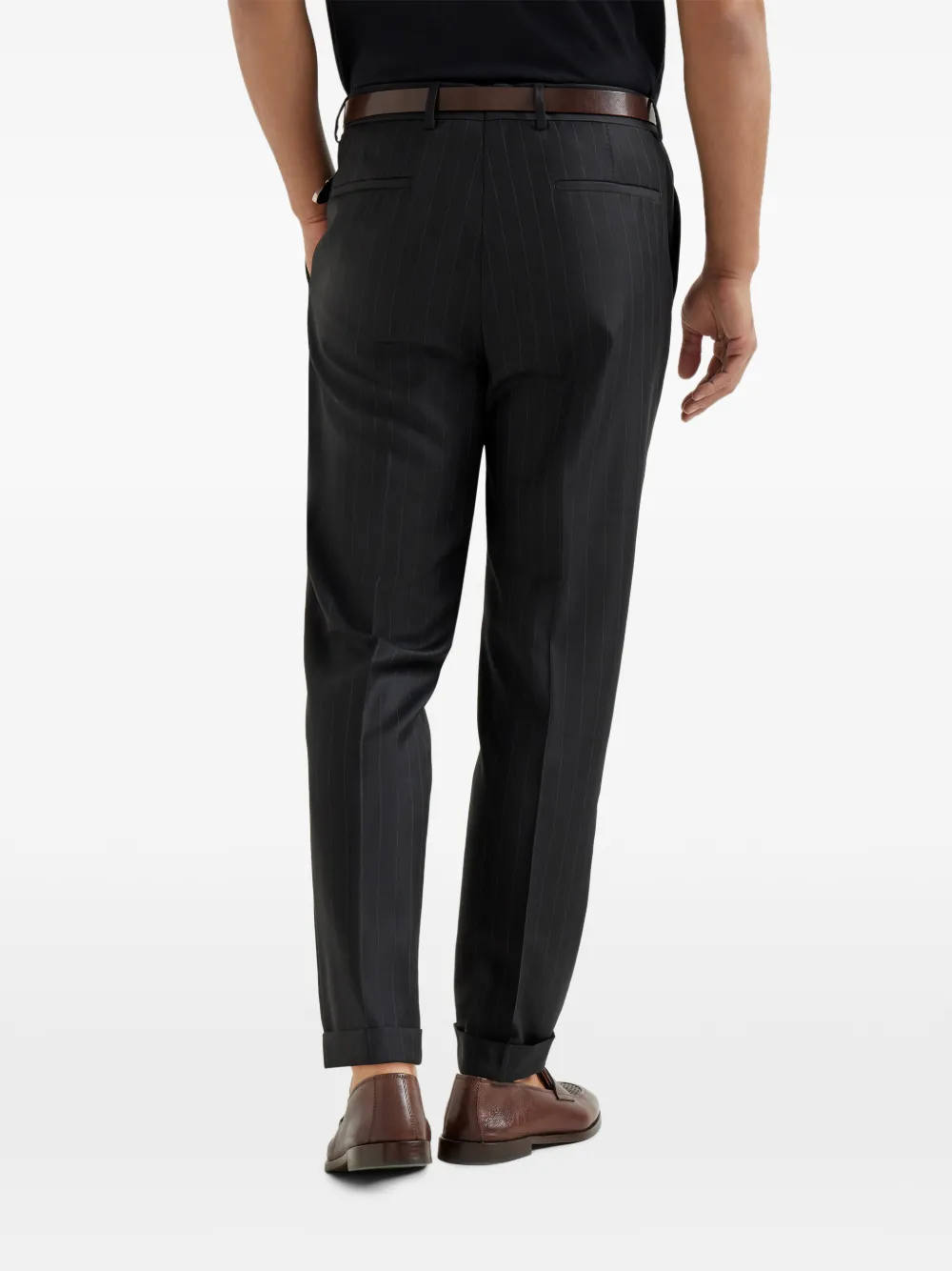 Stripe Pleat Trousers