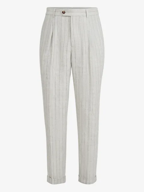 Brunello Cucinelli pantalones a rayas