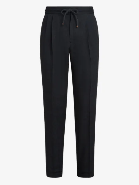 Brunello Cucinelli drawstring pleated trousers