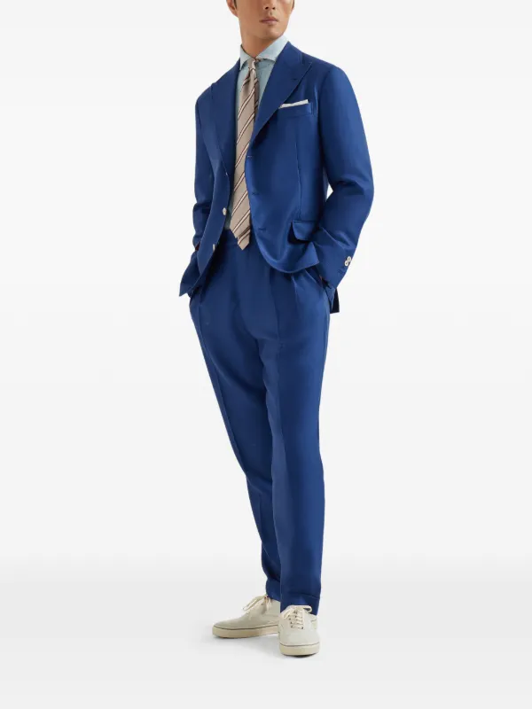 未使用 21SS クチネリ シルク混ジャケット 44 Brunello Cucinelli