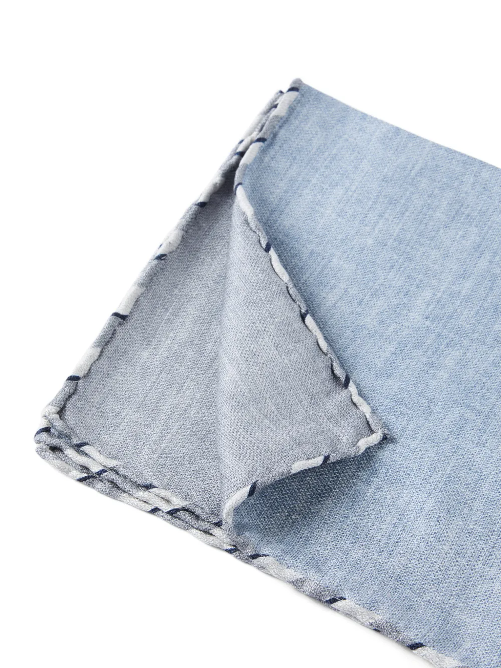 Brunello Cucinelli striped-border pocket square | Image 2
