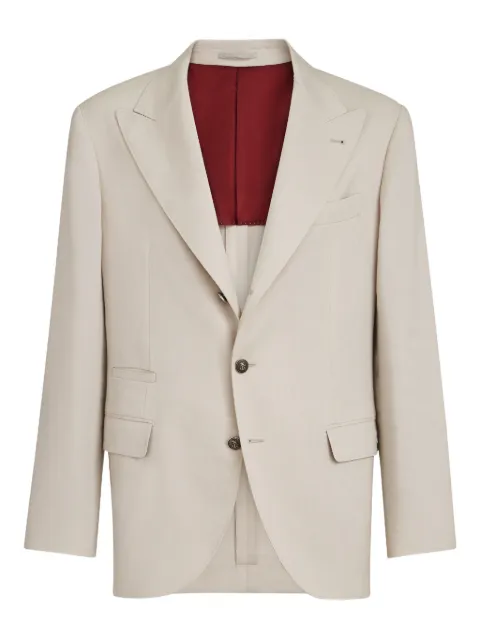Brunello Cucinelli ピークドラペル ジャケット
