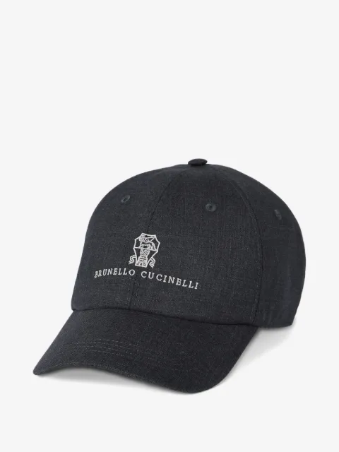 Brunello Cucinelli embroidered-logo baseball cap