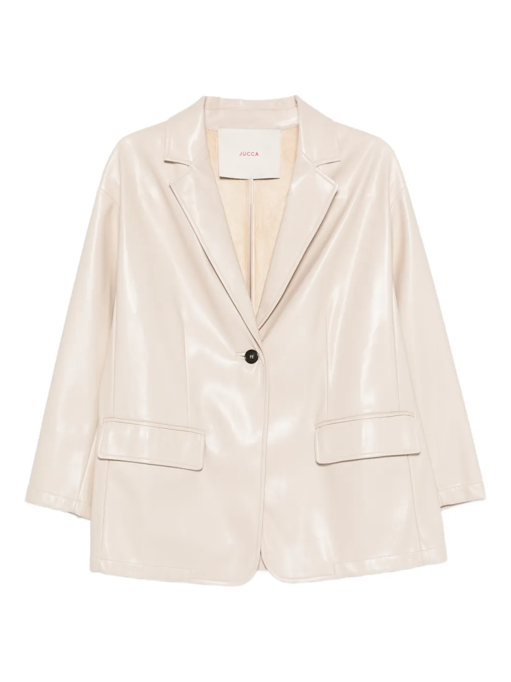 Jucca single-button blazer - Toni neutri