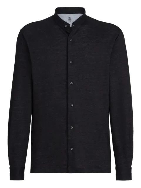 Brunello Cucinelli mandarin-collar shirt