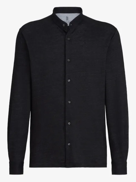 Brunello Cucinelli mandarin-collar shirt