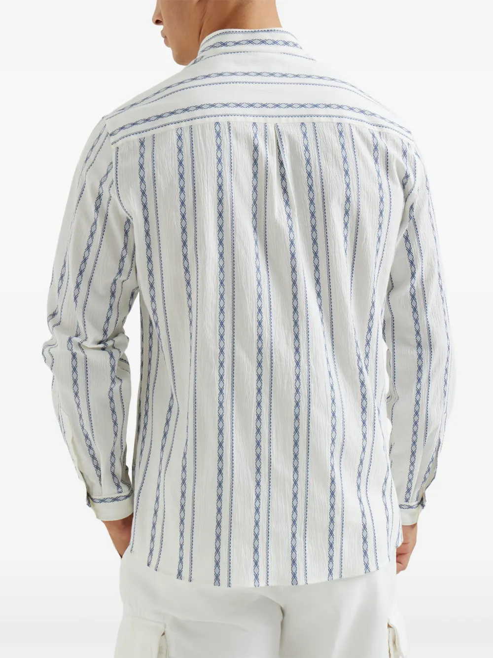 Brunello Cucinelli Overhemd met lange mouwen Wit