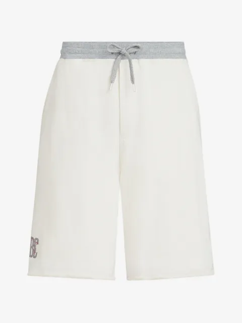 Brunello Cucinelli logo-print track shorts