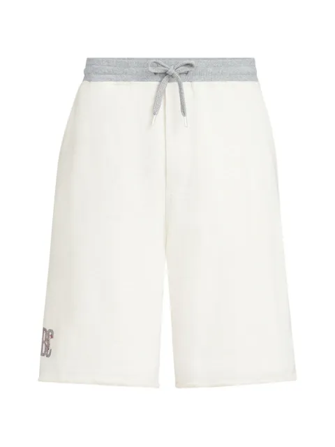 Brunello Cucinelli logo-print track shorts