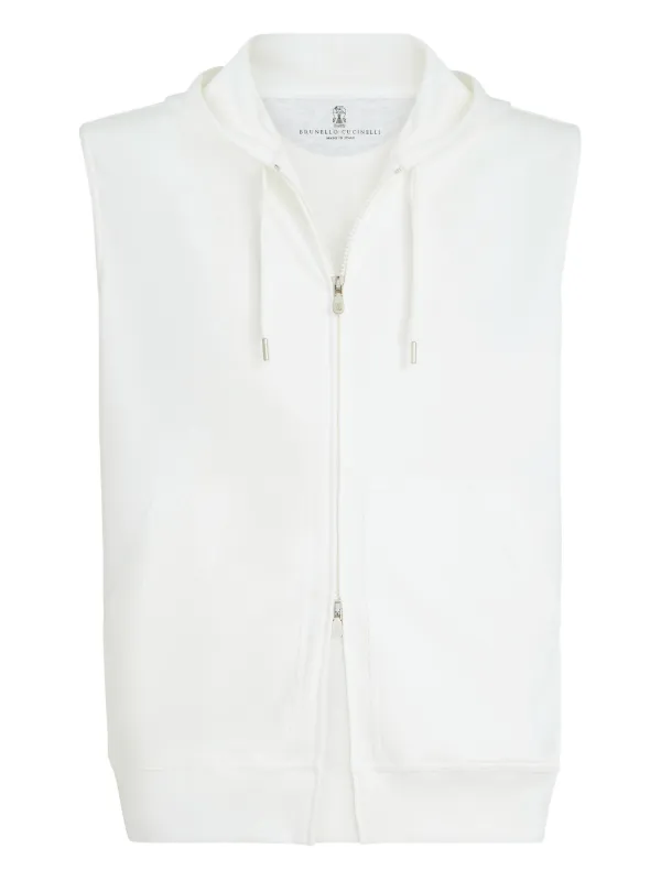 Brunello Cucinelli ノースリーブ パーカー | ニュートラル | FARFETCH JP