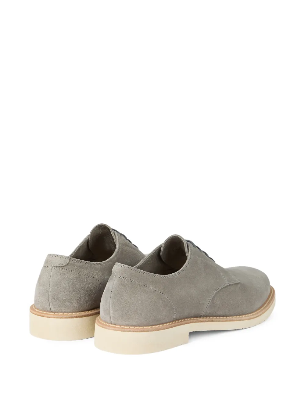  Brunello Cucinelli Suede Derby Shoes - Grey 