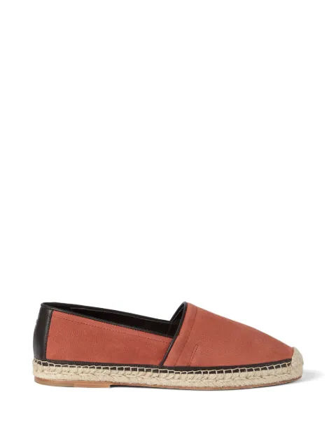 Brunello Cucinelli espadrilles en cuir de veau grain�