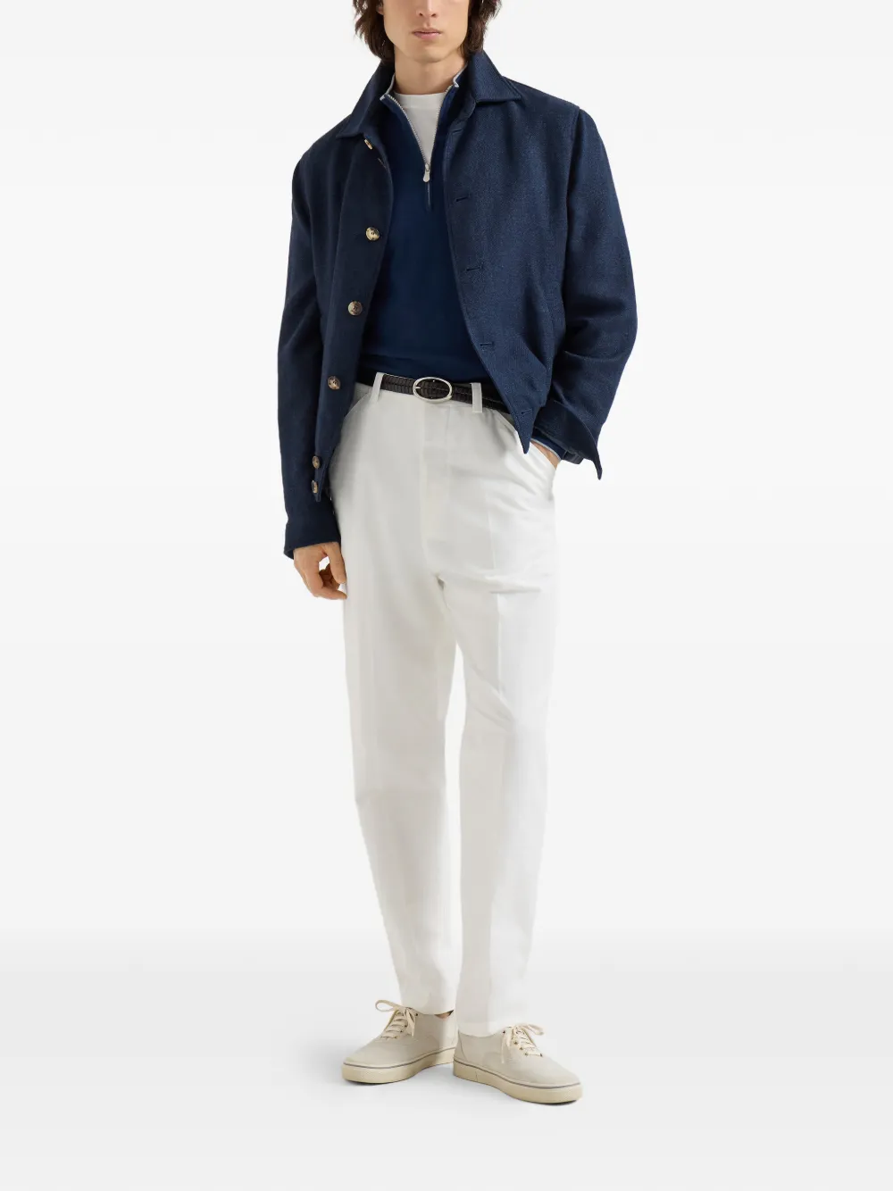 Brunello Cucinelli pull à col zippé | Pulls | Image 2