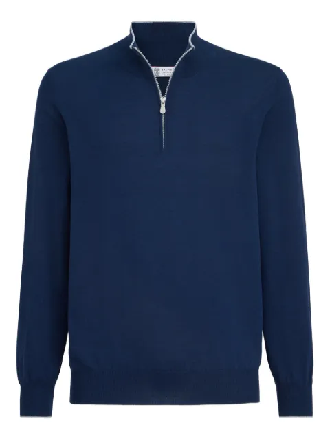 Brunello Cucinelli half-zip sweater