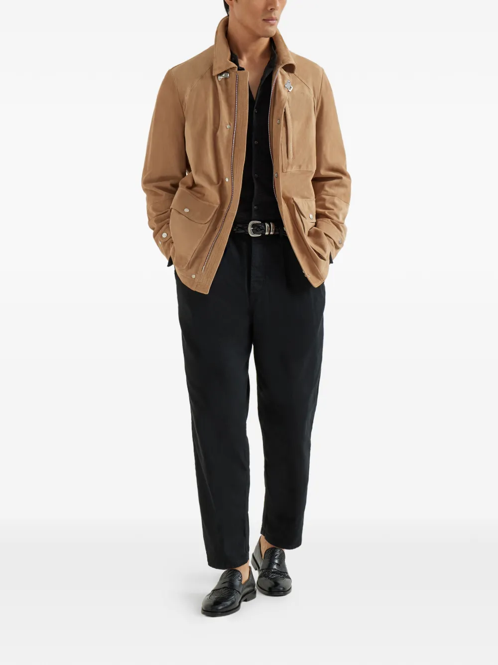 Brunello Cucinelli double-pleats five-pocket trousers | Relaxed-Fit Jeans | Image 2