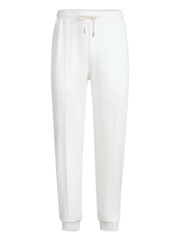 Brunello Cucinelli Elasticated-waist Track Pants in White