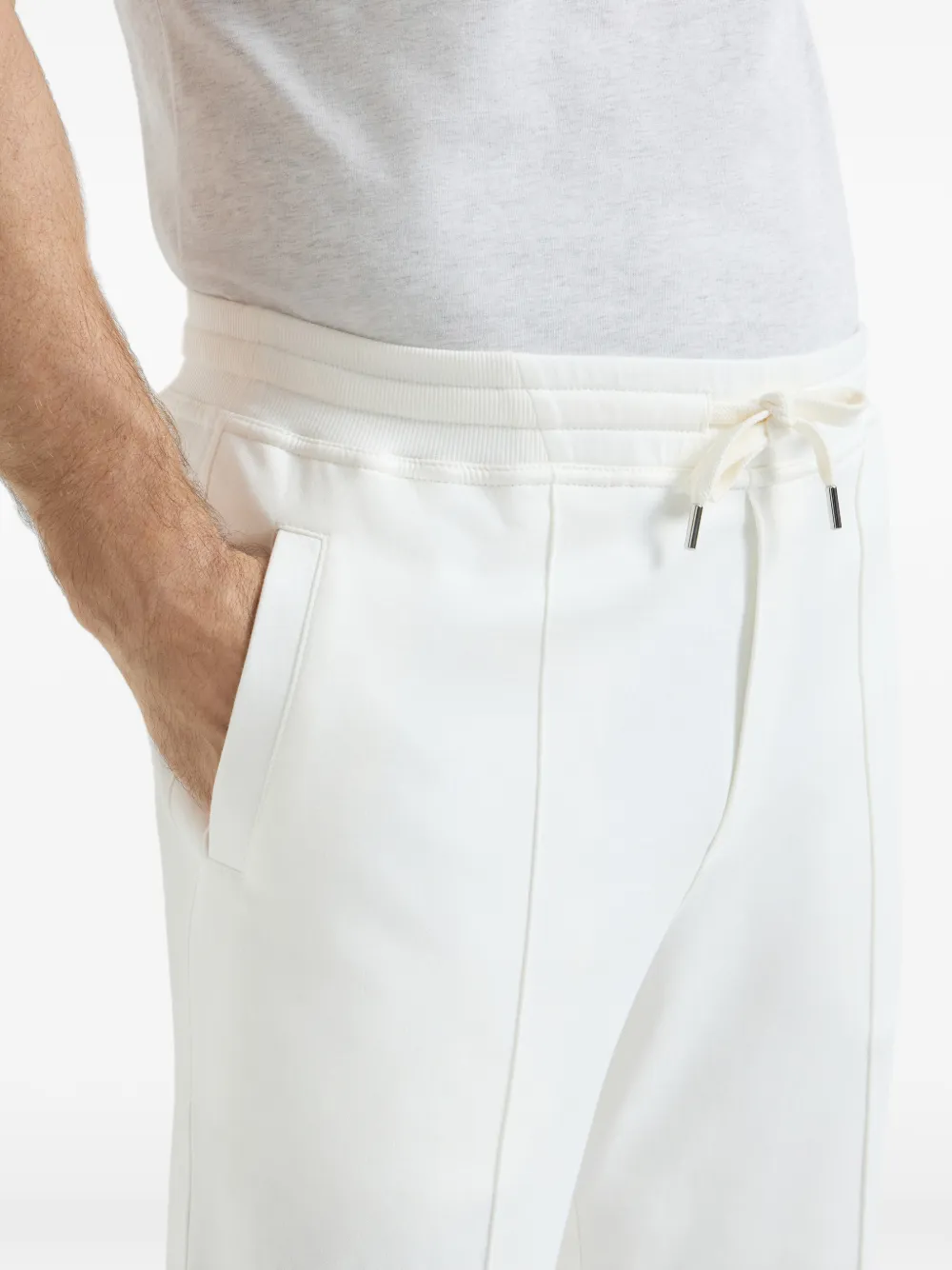Brunello Cucinelli Trainingsbroek met elastische taille Wit