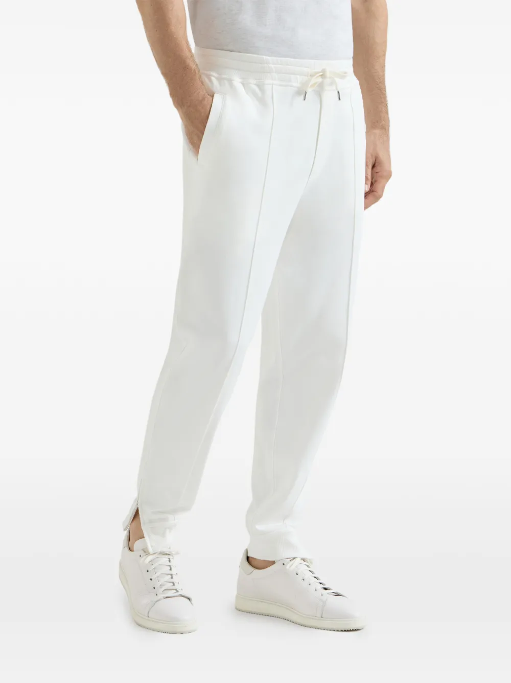 Brunello Cucinelli Trainingsbroek met elastische taille Wit