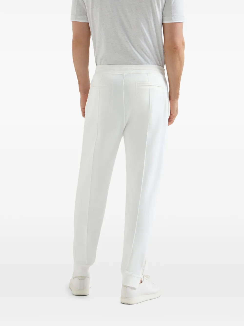Brunello Cucinelli Trainingsbroek met elastische taille Wit