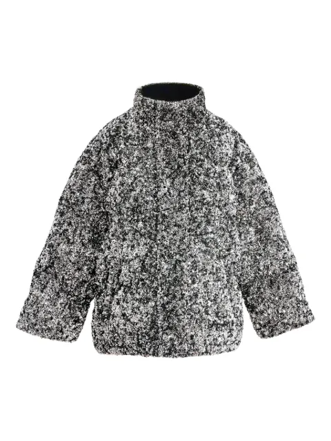 Tulleen chamarra capitonada con lentejuelas