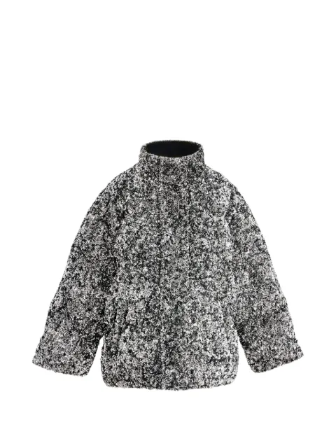 Tulleen doudoune à ornements en sequins