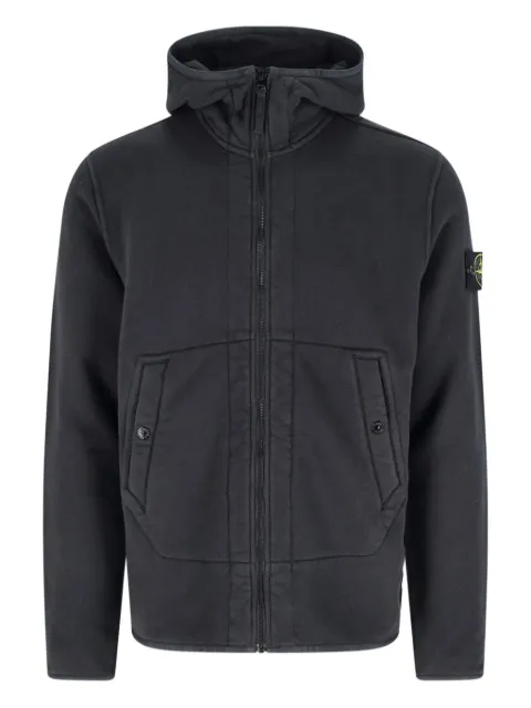 Stone Island logo-patch hoodie