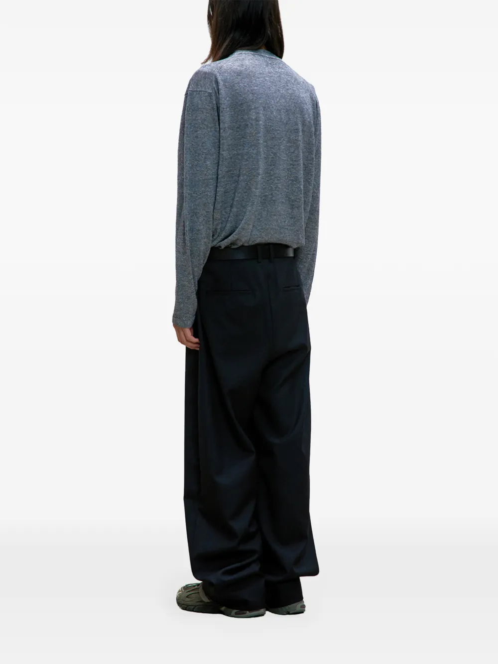 COOR Essential broek met riemlus Zwart