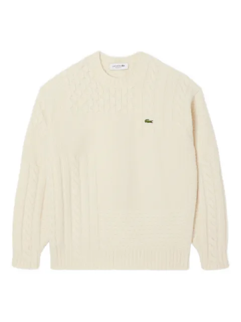 Lacoste cable knit pullover