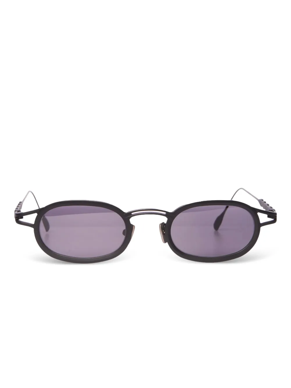 Capote ovale oval-frame sunglasses | Black | Image 1
