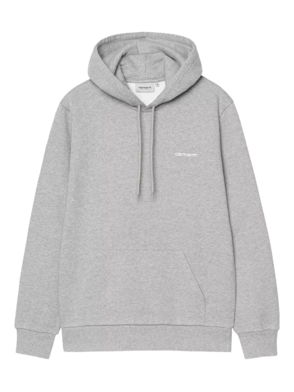 Carhartt WIP Script embroidery-logo hoodie | Grey | Image 1