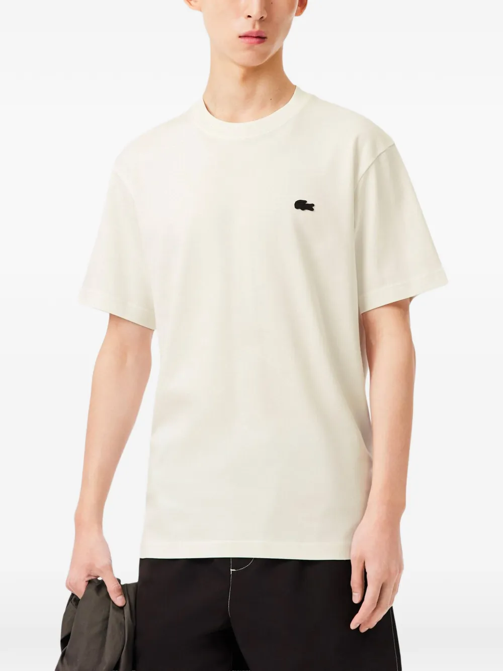 Lacoste graphic T-shirt - Beige