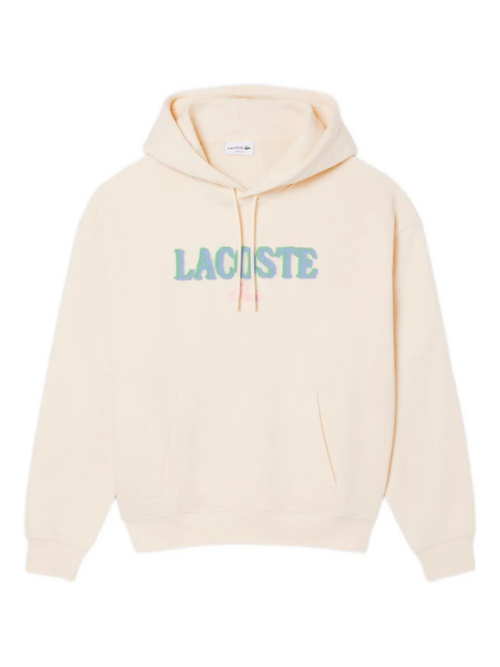 Lacoste logo hooded sweatshirt - Nude