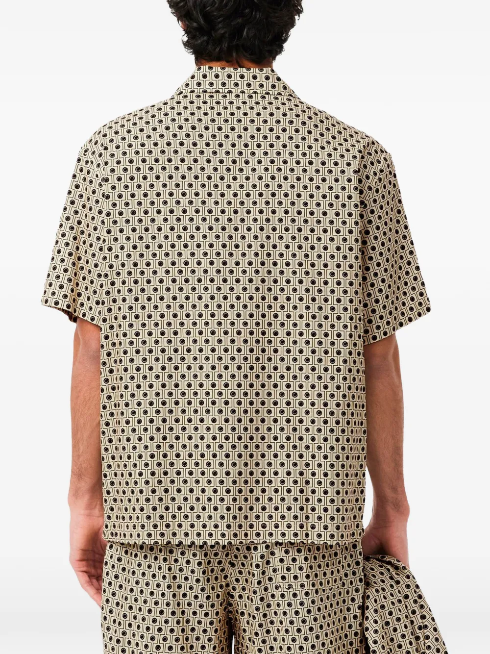  Lacoste Patterned Pocket Shirt - Neutrals 