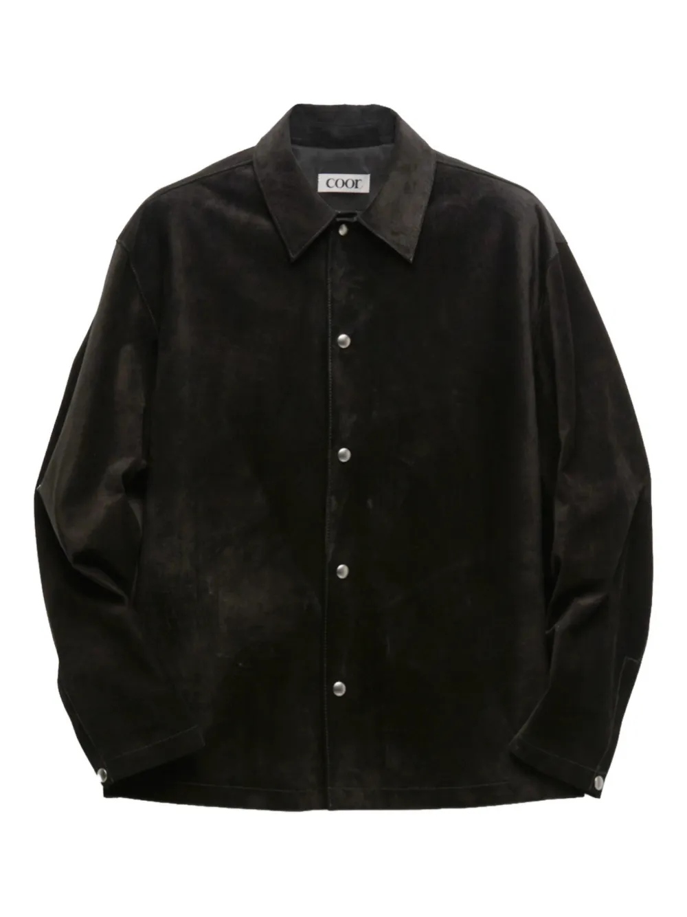 COOR snap-button shirt jacket - Nero