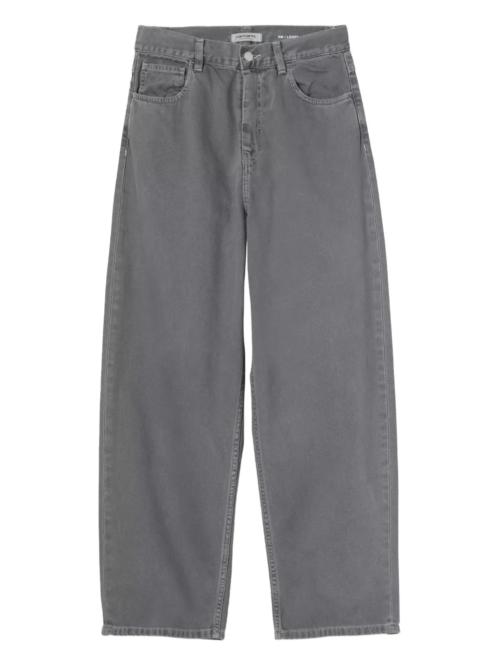 Carhartt Brandon Logo-patch Jeans In Gray